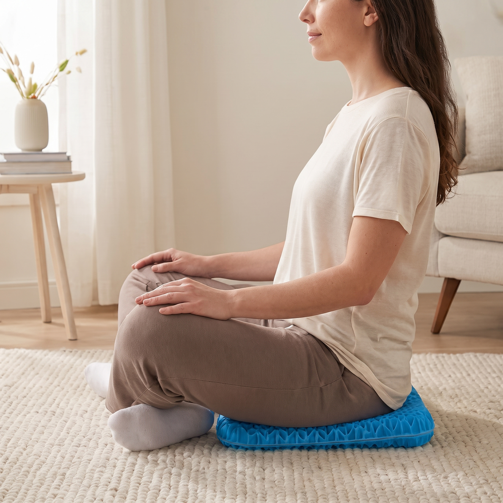 Coussin ergonomique en gel alvéolé
