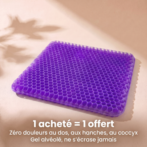 Coussin ergonomique en gel alvéolé